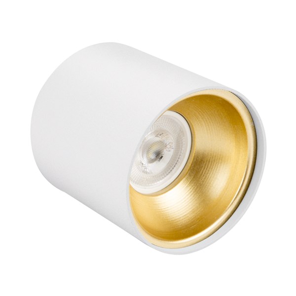 Spot Lamba LED 6W Silindir Beyaz-Gold Duvar Aydınlatma Armatür